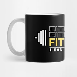 fitness workout, I can and I will Mug